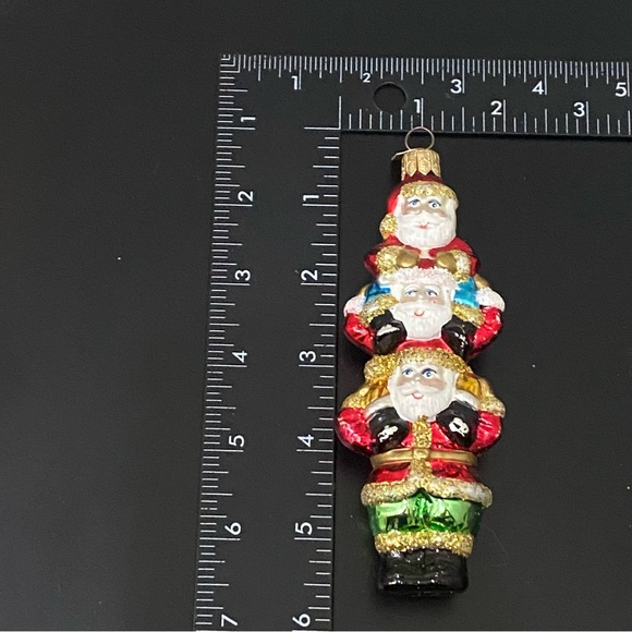 Vintage Discovery Channel Store Handblown Santa Bonanza Ornament Poland - Picture 8 of 16